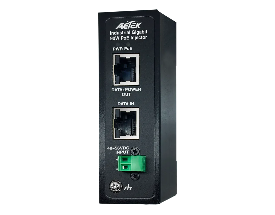 Industrial 1-Port Gigabit 90W bt PoE++ Injector