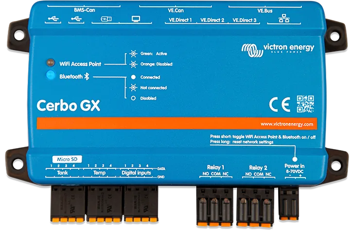 Battery monitoring with Victron shunt and Cerbo GX
