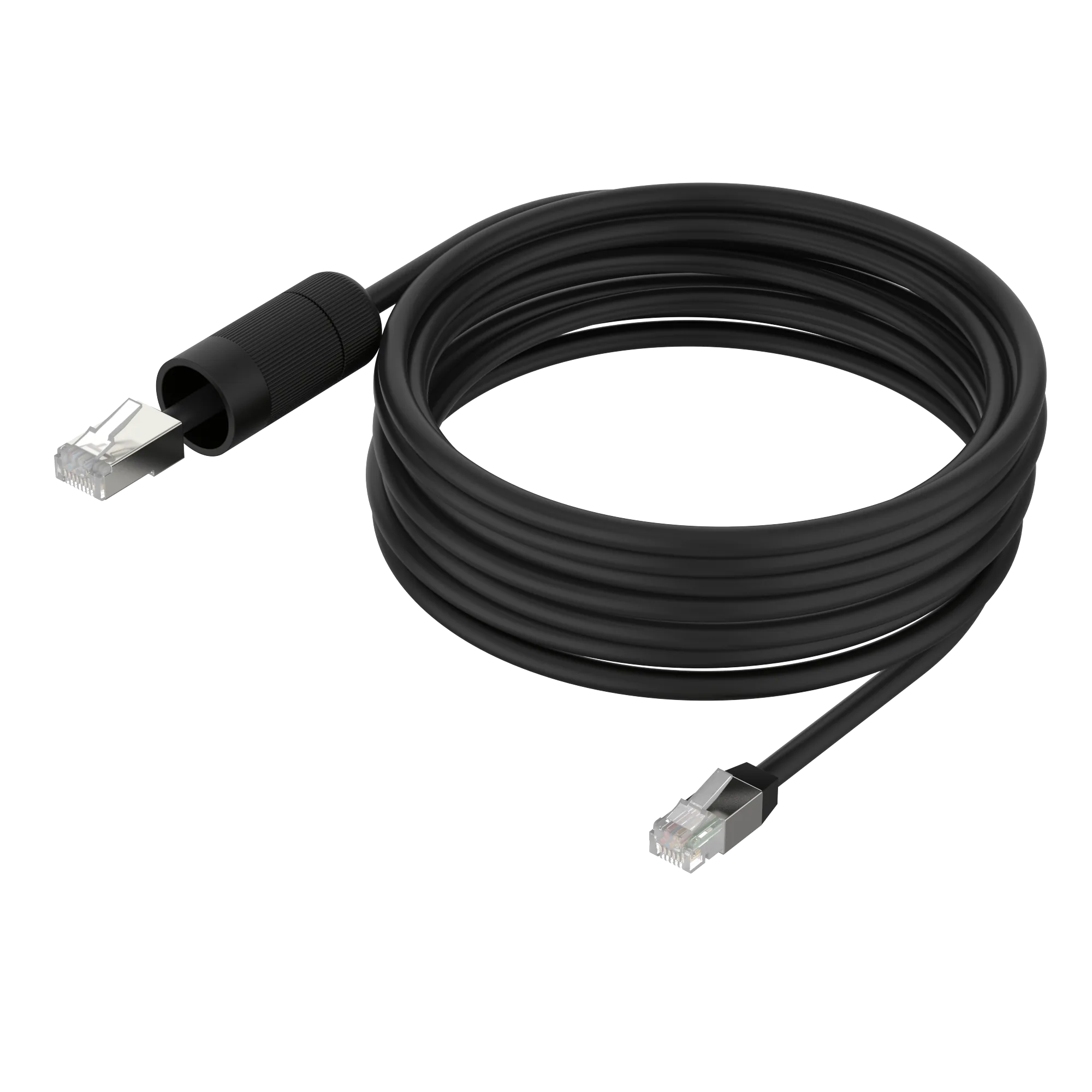 Extension cable for remote head lens