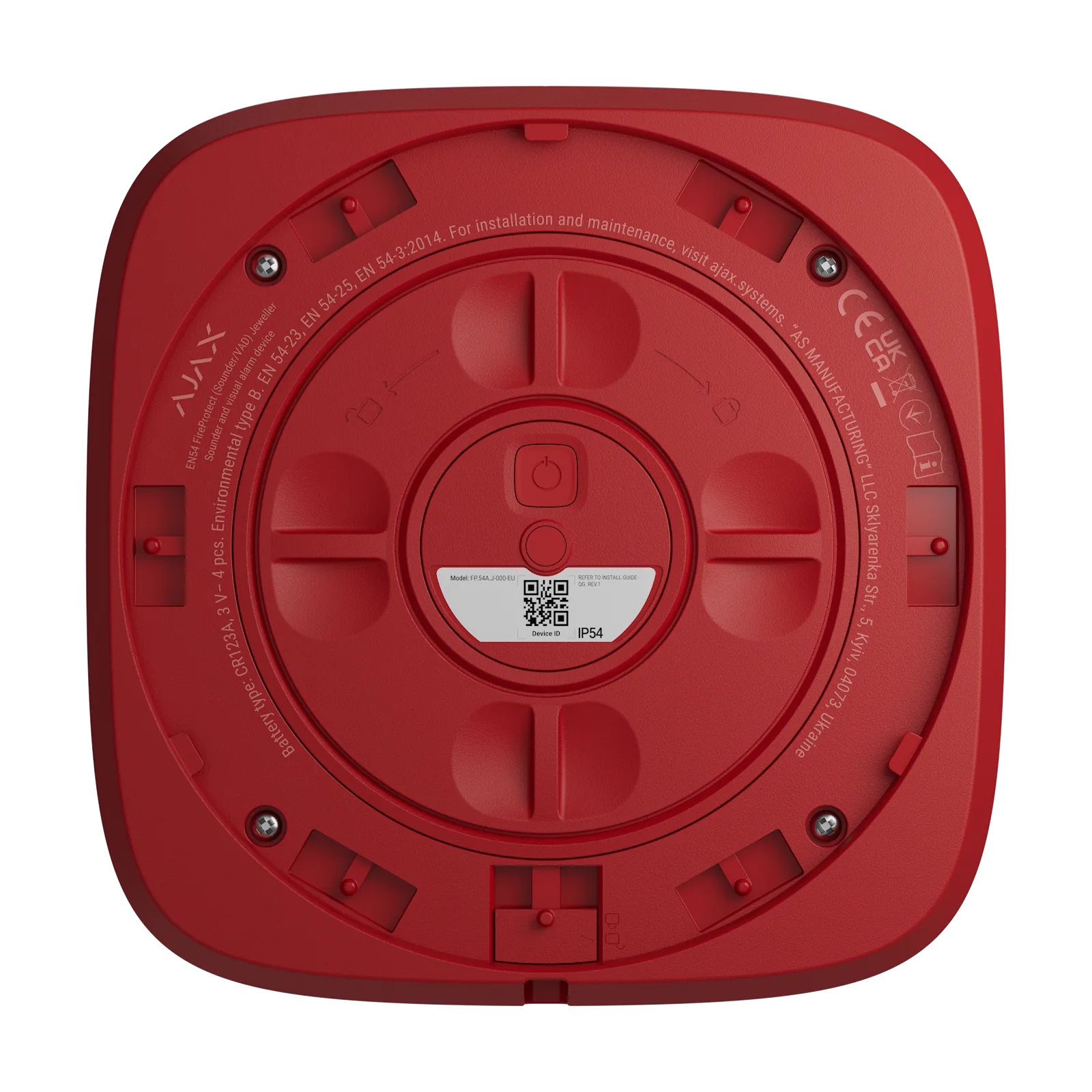 Ajax EN54 FireProtect (Sounder) red – image 6