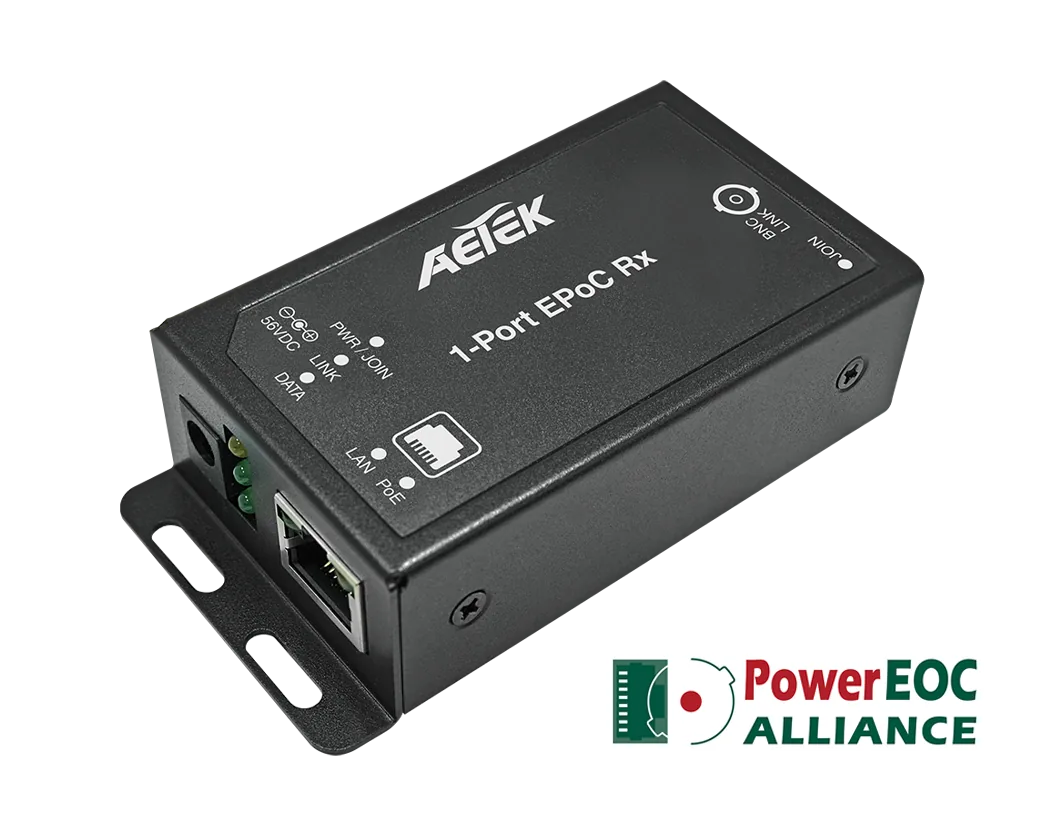 1-Port PoE PD EPoC RX Adapter