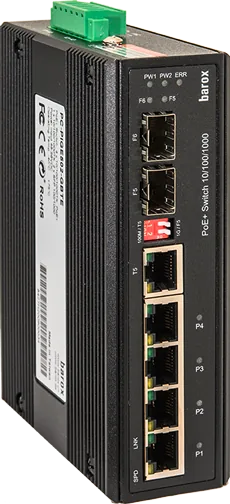 Switch DIN-Sch., 1G, o. Mmt., erw. Temp.