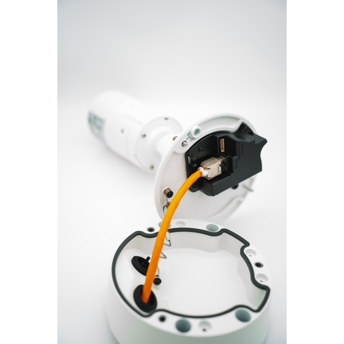 Feldkonfektionierbarer Stecker RJ45 extra Kurz (39mm) für Cat. 5E bis Cat. 7A Kabel – Bild 4