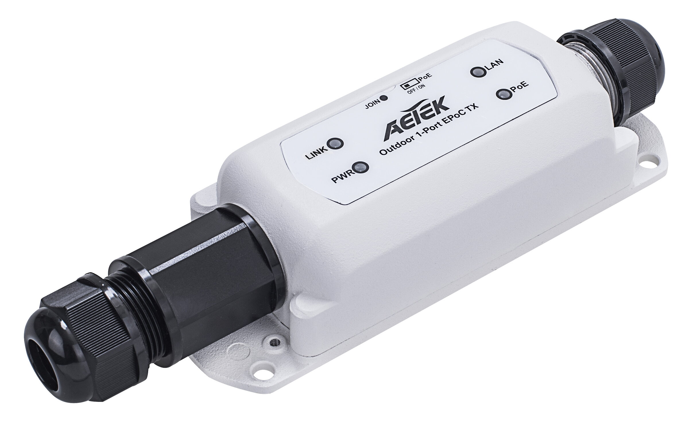 Outdoor IP67/IK10 1-Port EPoC TX Adapter with 802.3af/at/bt PoE++ Output