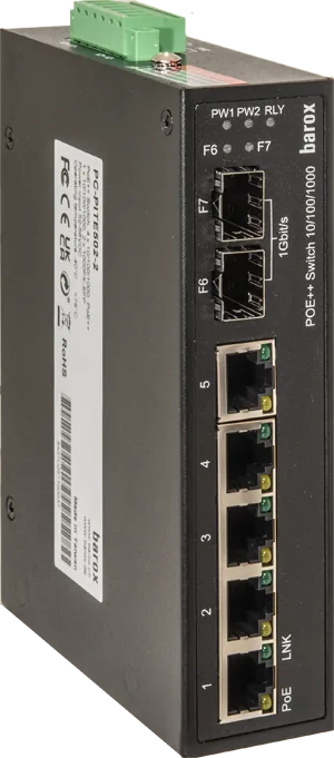 Switche für Hutschienenmontage, 1GBit/s, ohne Management, erweiterter Temperaturbereich