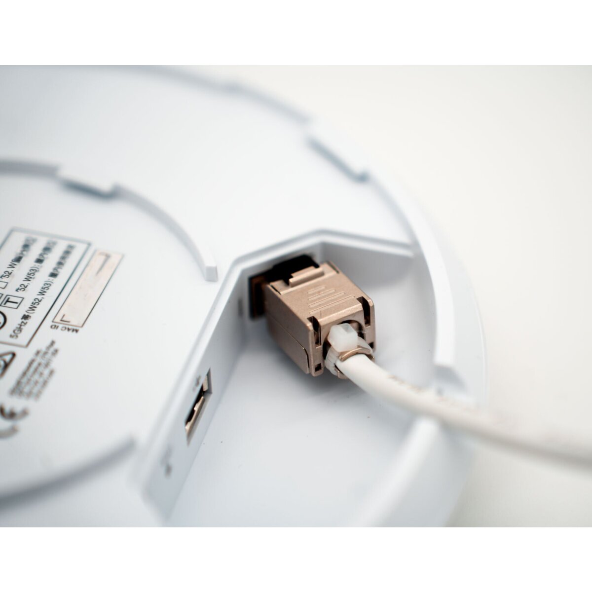 Feldkonfektionierbarer Stecker RJ45 extra Kurz (39mm) für Cat. 5E bis Cat. 7A Kabel – Bild 3