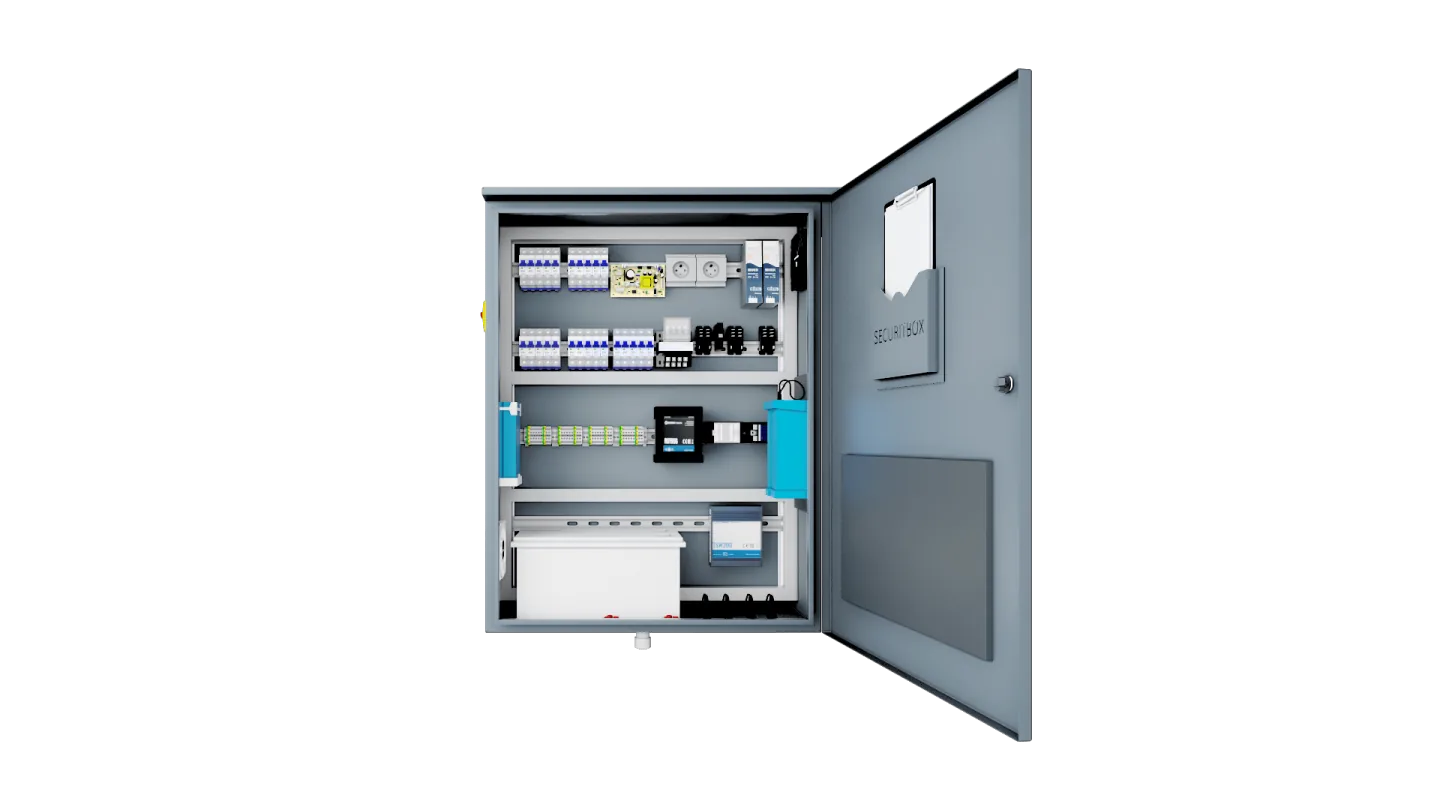 Schaltschrank für mobile Technik Komplett 12V Version – Bild 2