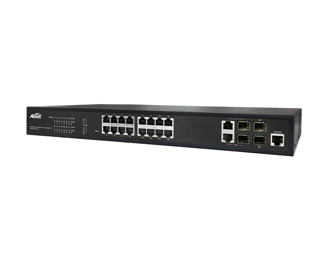 Indoor L2 PRO 16-Port 30W Gigabit PoE Switch
