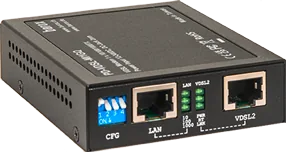 1-Kanal VDSL Extender, max. 100Mbits, Tischgehäuse