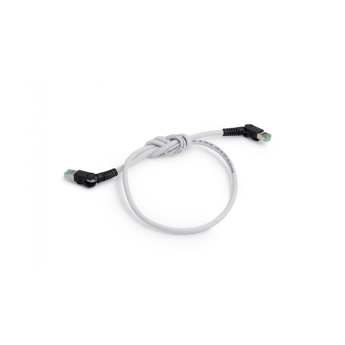 Patch cable S/FTP, Category 6A, PUR, grey, 0.5m – Bild 5