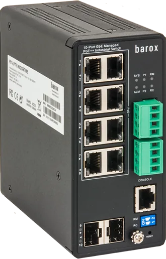 Switch für Hutschienenmontage