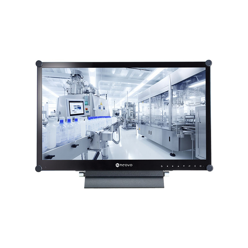 22-Inch 1080p Semi-Industrial Monitor with Metal Casing