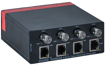 COAX Extender Daten und PoE, 4-Kanal