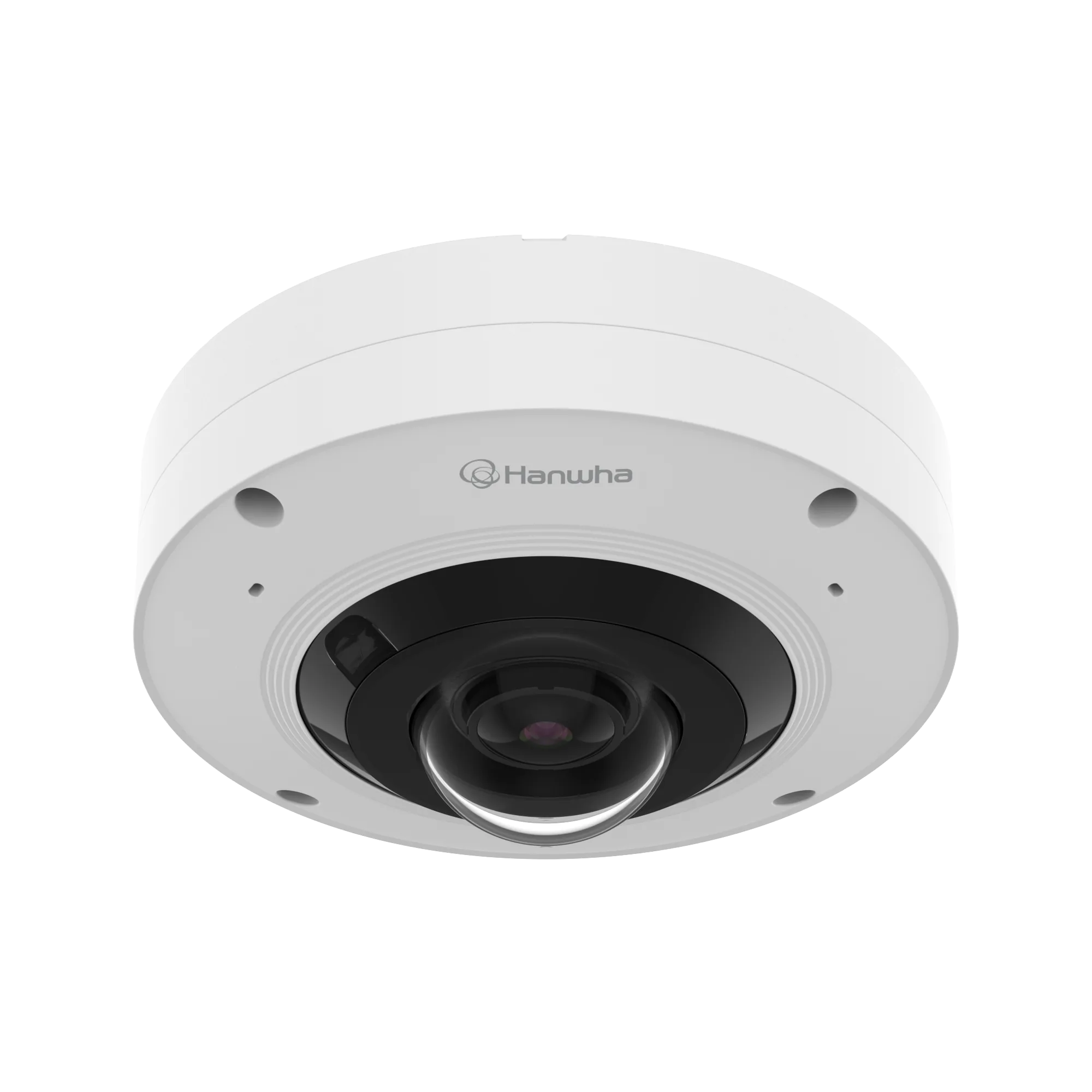 X series Wisenet 9, 12MP Outdoor Fisheye, AI, IR, 1.76mm fixed lens