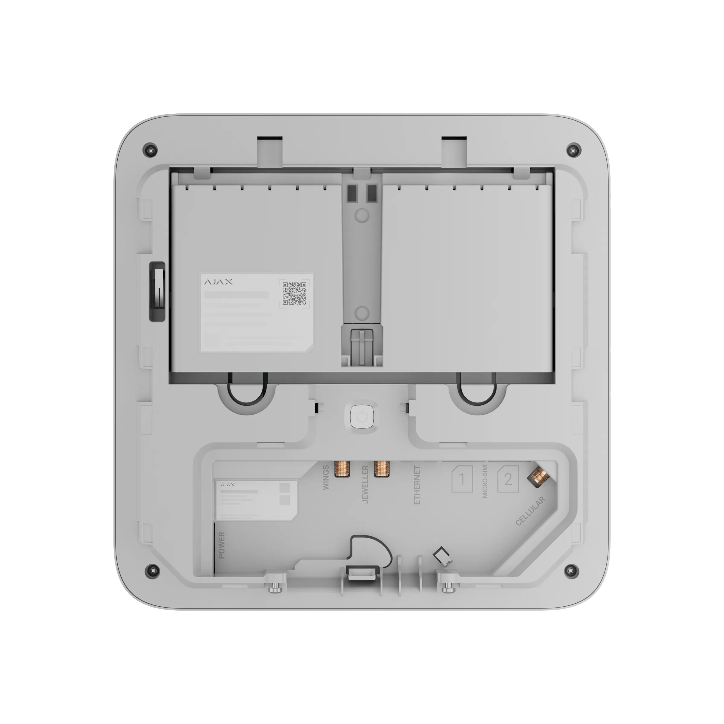 Ajax Superior Hub G3 Jeweller white ohne Batterie – Bild 6